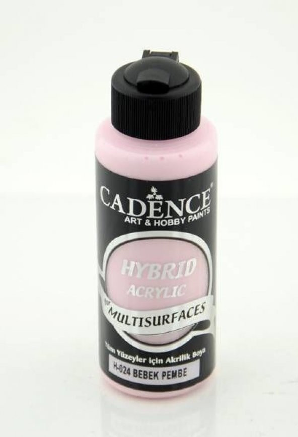 Cadence Hybrid Multisurface Akrilik Boya 120 ml. H-024 BEBEK PEMBE ürün görseli 1