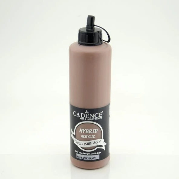 Cadence Hybrid Multisurface Akrilik Boya 500 ml. H-019 AÇIK KAHVE ürün görseli 1