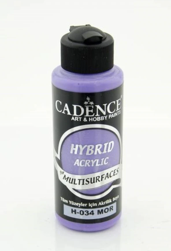 Cadence Hybrid Multisurface Akrilik Boya 120 ml. H-034 MOR ürün görseli 1