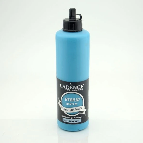 Cadence Hybrid Multisurface Akrilik Boya 500 ml. H-041 TURKUAZ ürün görseli 1