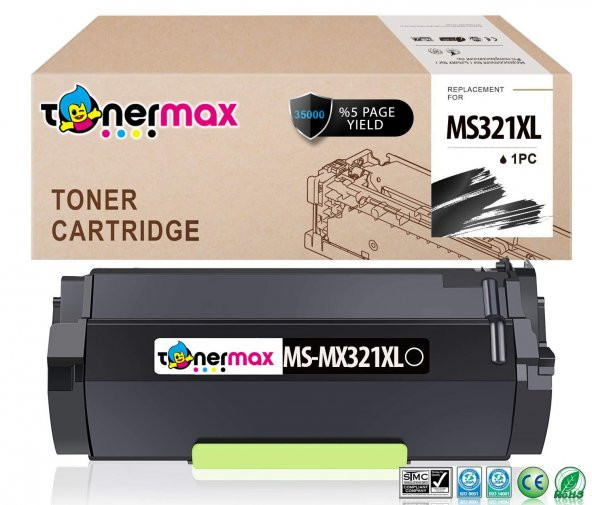 Lexmark MS321XL Muadil Toner / MX321 / MS421 / MX421 / MS521 / MX521 / MS622 / MX622 ürün görseli 1