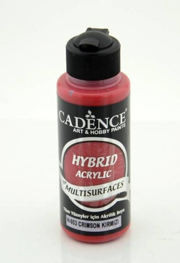 Cadence Hybrid Multisurface Akrilik Boya 120 ml. H-053 CRIMSON KIRMIZI ürün görseli 1