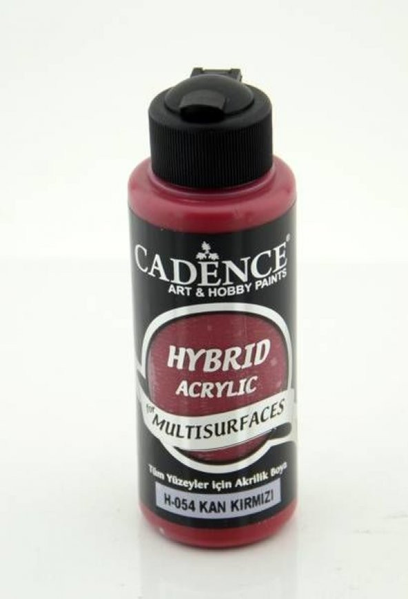 Cadence Hybrid Multisurface Akrilik Boya 120 ml. H-054 KAN KIRMIZI ürün görseli 1