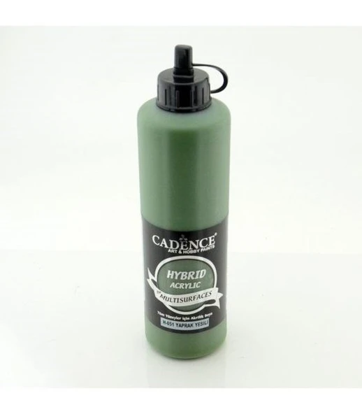 Cadence Hybrid Multisurface Akrilik Boya 500 ml. H-051 YAPRAK YEŞİLİ ürün görseli 1