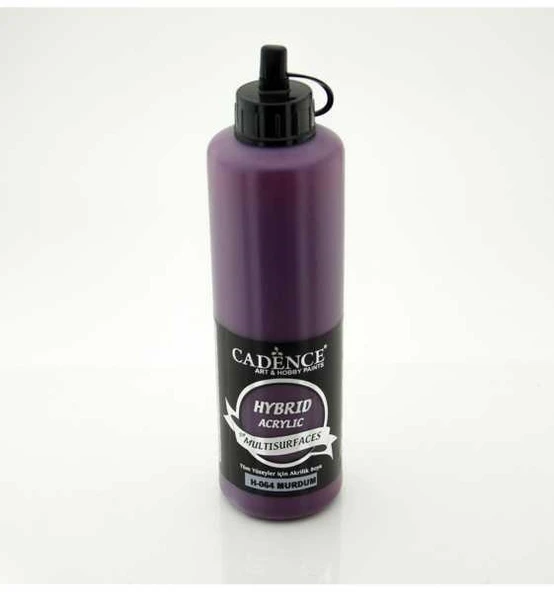 Cadence Hybrid Multisurface Akrilik Boya 500 ml. H-064 MÜRDÜM ürün görseli 1