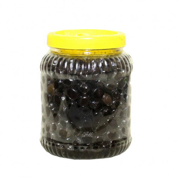 Gemlik Siyah Zeytin Taş Baskı Doğal Yağlı Salamura 1 Kg ürün görseli 1