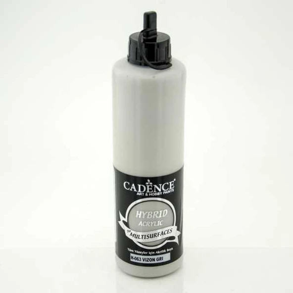 Cadence Hybrid Multisurface Akrilik Boya 500 ml. H-063 VİZON GRİ ürün görseli 1