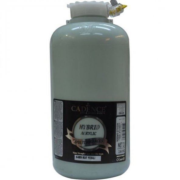 Cadence Hybrid Multisurface Akrilik Boya 2 Litre H-089 KÜF YEŞİLİ ürün görseli 1