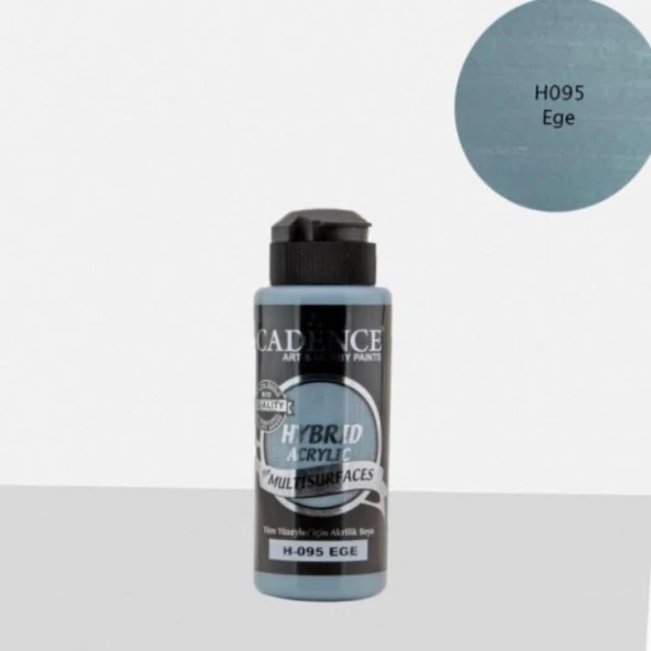 Cadence Hybrid Multisurface Akrilik Boya 120 ml. H-095 EGE MAVİ ürün görseli 1