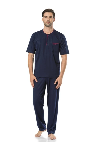 Pierre Cardin Erkek Kısa Kollu Penye Pijama ürün görseli 1