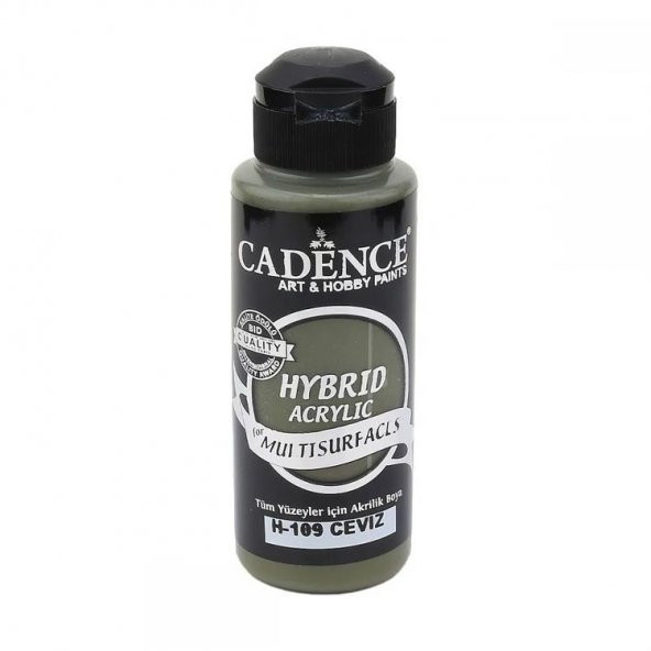 Cadence Hybrid Multisurface Akrilik Boya 120 ml. H-109 Ceviz ürün görseli 1