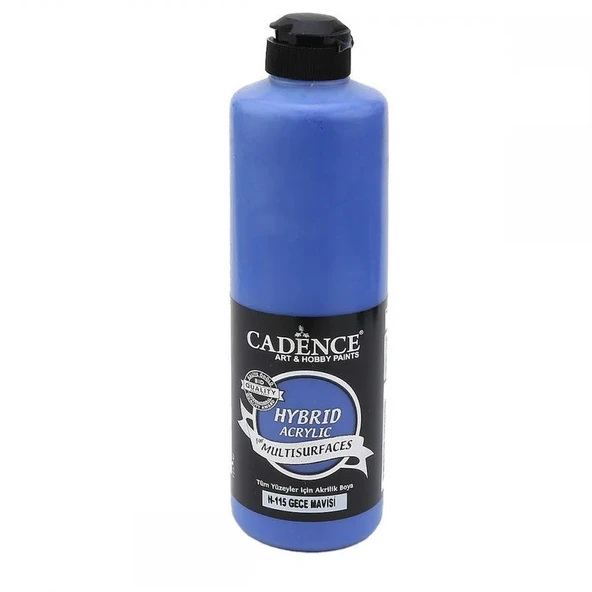 Cadence Hybrid Multisurface Akrilik Boya 500 ml. H-115 Gece Mavisi ürün görseli 1