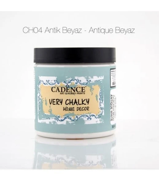 Cadence Very Chalky Home Decor Mobilya Boyası 500 ml. CH-04 ANTİK BEYAZ ürün görseli 1