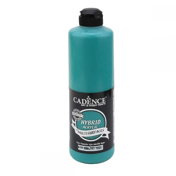 Cadence Hybrid Multisurface Akrilik Boya 500 ml. H-111 Kraliyet Yeşili ürün görseli 1