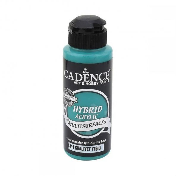 Cadence Hybrid Multisurface Akrilik Boya 120 ml. H-111 Kraliyet Yeşili ürün görseli 1