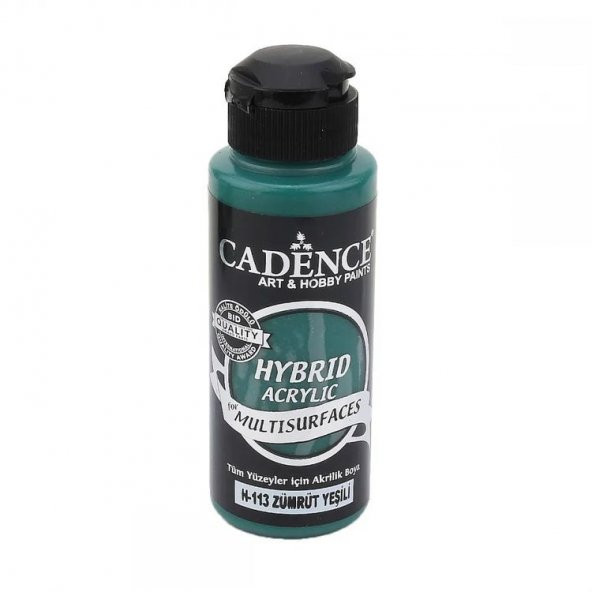 Cadence Hybrid Multisurface Akrilik Boya 120 ml. H-113 Zümrüt Yeşili ürün görseli 1