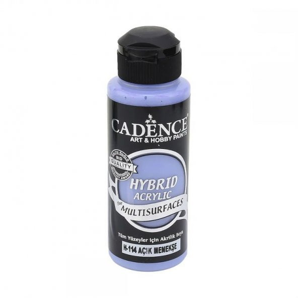 Cadence Hybrid Multisurface Akrilik Boya 120 ml. H-114 Açık Menekşe ürün görseli 1