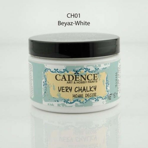 Cadence Very Chalky Home Decor Mobilya Boyası 150 ml. CH-01 BEYAZ ürün görseli 1
