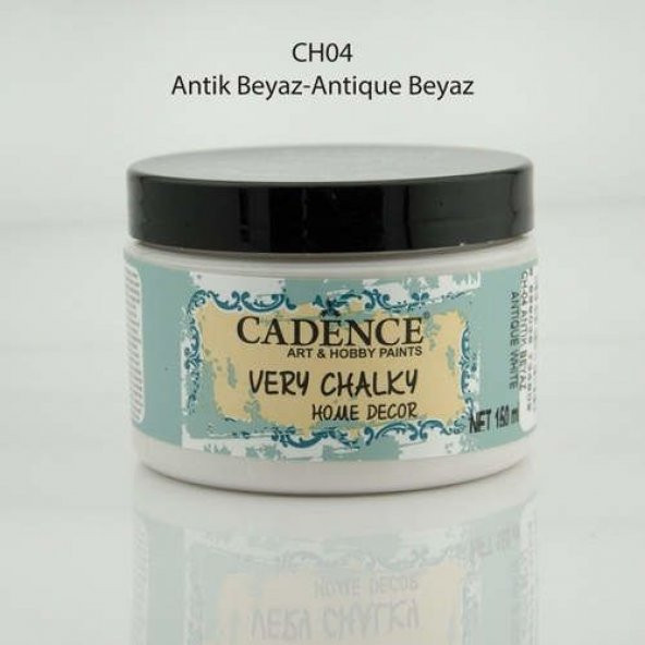 Cadence Very Chalky Home Decor Mobilya Boyası 150 ml. CH-04 ANTİK BEYAZ ürün görseli 1