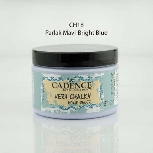 Cadence Very Chalky Home Decor Mobilya Boyası 150 ml. CH-18 PARLAK MAVİ ürün görseli 1