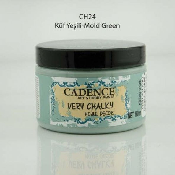 Cadence Very Chalky Home Decor Mobilya Boyası 150 ml. CH-24 KÜF YEŞİLİ ürün görseli 1