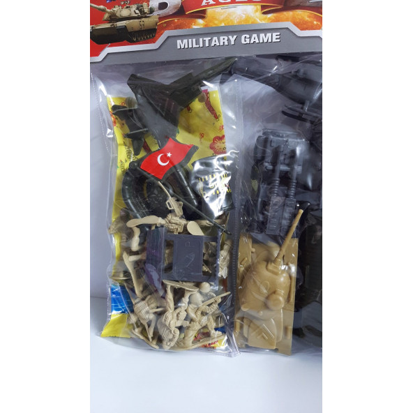Pvc Askeri Oyuncak Set 12 Parça - Resim 2