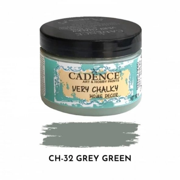 Cadence Very Chalky Home Decor Mobilya Boyası 150 ml. CH-32 GRİ YEŞİL ürün görseli 1