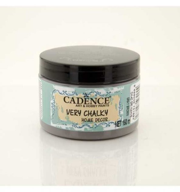 Cadence Very Chalky Home Decor Mobilya Boyası 150 ml. CH-42 GRİ KAHVE ürün görseli 1