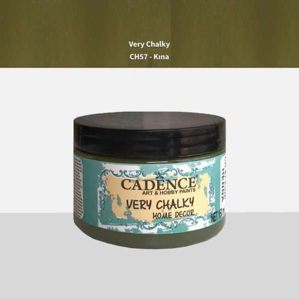 Cadence Very Chalky Home Decor Mobilya Boyası 150 ml. CH-57 KINA ürün görseli 1