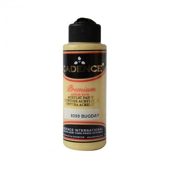 Cadence Premium Akrilik Boya 120 ml. 0359 Buğday ürün görseli 1