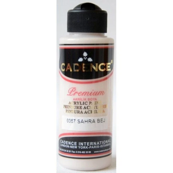 Cadence Premium Akrilik Boya 120 ml. 0357 Sahra Beji ürün görseli 1