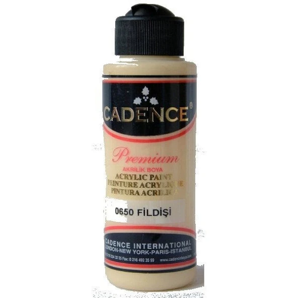 Cadence Premium Akrilik Boya 120 ml. 0650 Fildişi ürün görseli 1