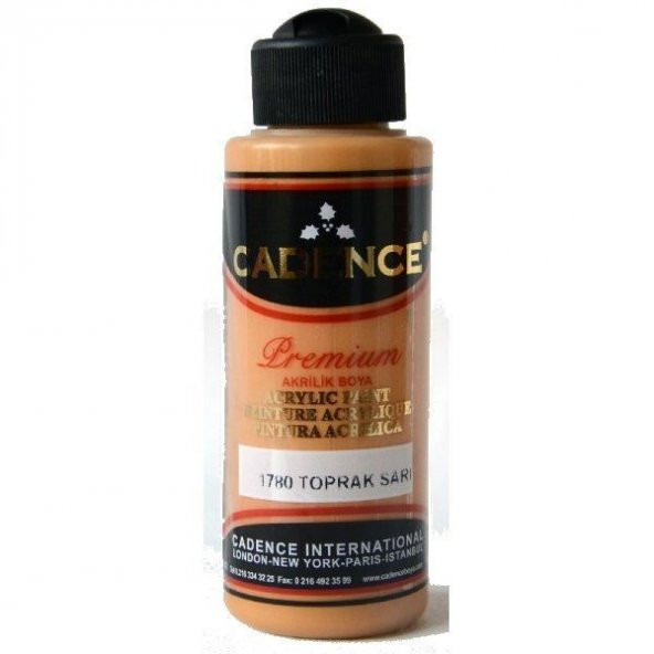 Cadence Premium Akrilik Boya 120 ml. 1780 Toprak Sarı ürün görseli 1