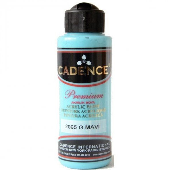 Cadence Premium Akrilik Boya 120 ml. 2065 Gök Mavi ürün görseli 1