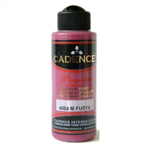 Cadence Premium Akrilik Boya 120 ml. 4004 Magenta Fuşya ürün görseli 1
