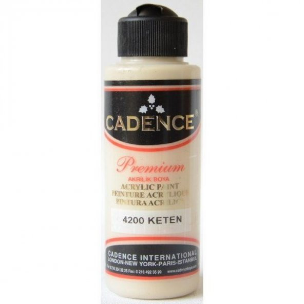 Cadence Premium Akrilik Boya 120 ml. 4200 Keten ürün görseli 1