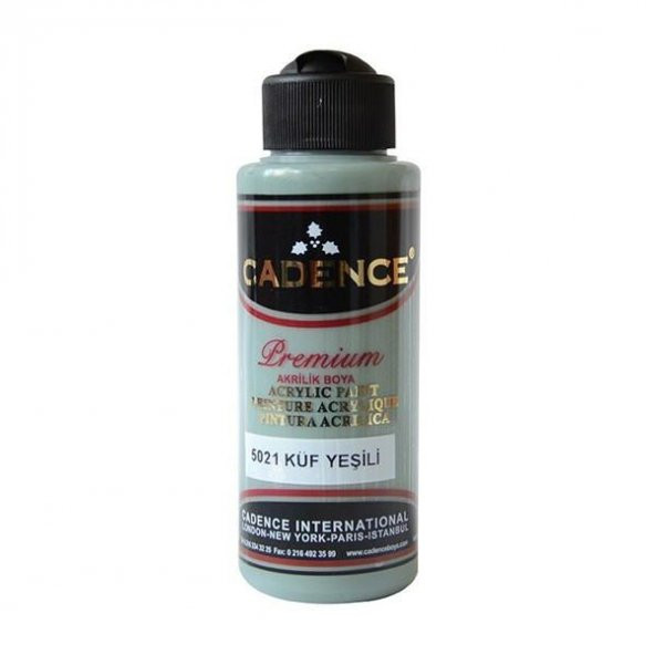 Cadence Premium Akrilik Boya 120 ml. 5021 Küf Yeşili ürün görseli 1