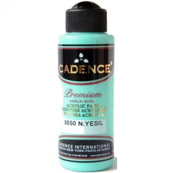 Cadence Premium Akrilik Boya 120 ml. 5050 N. Yeşil ürün görseli 1
