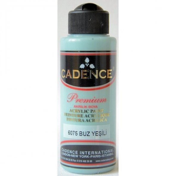 Cadence Premium Akrilik Boya 120 ml. 6075 Buz Yeşili ürün görseli 1
