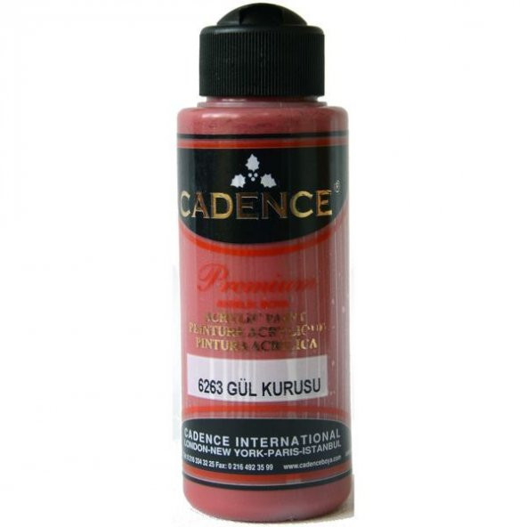 Cadence Premium Akrilik Boya 120 ml. 6263 Gül Kurusu ürün görseli 1
