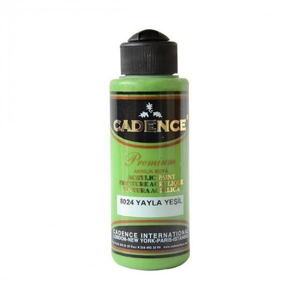 Cadence Premium Akrilik Boya 120 ml. 8024 Yayla Yeşili ürün görseli 1