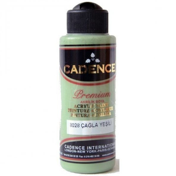 Cadence Premium Akrilik Boya 120 ml. 8028 Çağla Yeşili ürün görseli 1