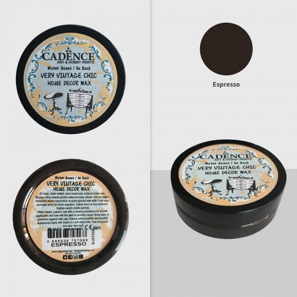 Cadence Very Vintage Chic Home Decor Wax ESPRESSO ürün görseli 1