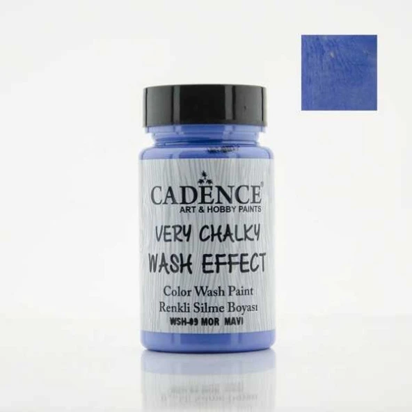 Cadence Wash Effect Renkli Silme Boyası 90 ml. 09 ÇELİK MAVİ ürün görseli 1