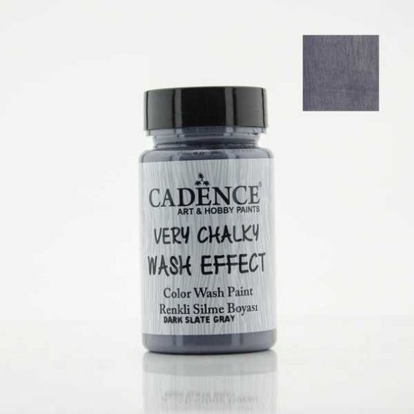 Cadence Wash Effect Renkli Silme Boyası 90 ml. 11 KOYU ARDUVAZ GRİ ürün görseli 1