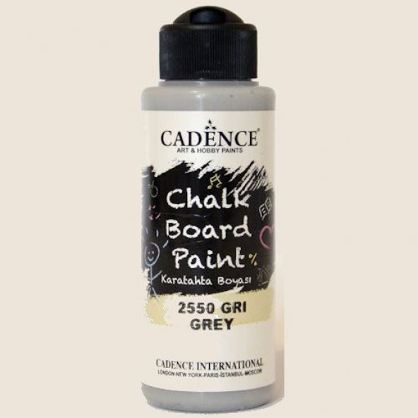 Cadence Chalkboard Paint Karatahta Boyası 120 ml. 2550 Gri ürün görseli 1