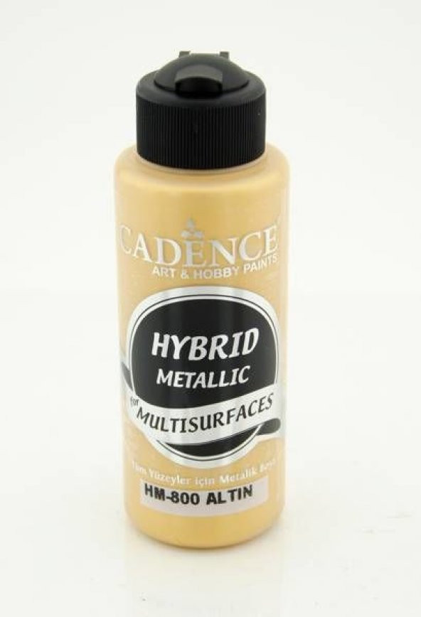 Cadence Hybrid Multisurface Metalik Boya 120 ml. HM-800 ALTIN ürün görseli 1