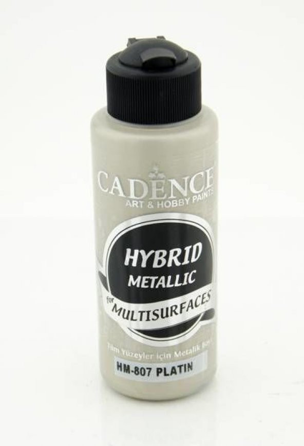 Cadence Hybrid Multisurface Metalik Boya 120 ml. HM-807 PLATİN ürün görseli 1