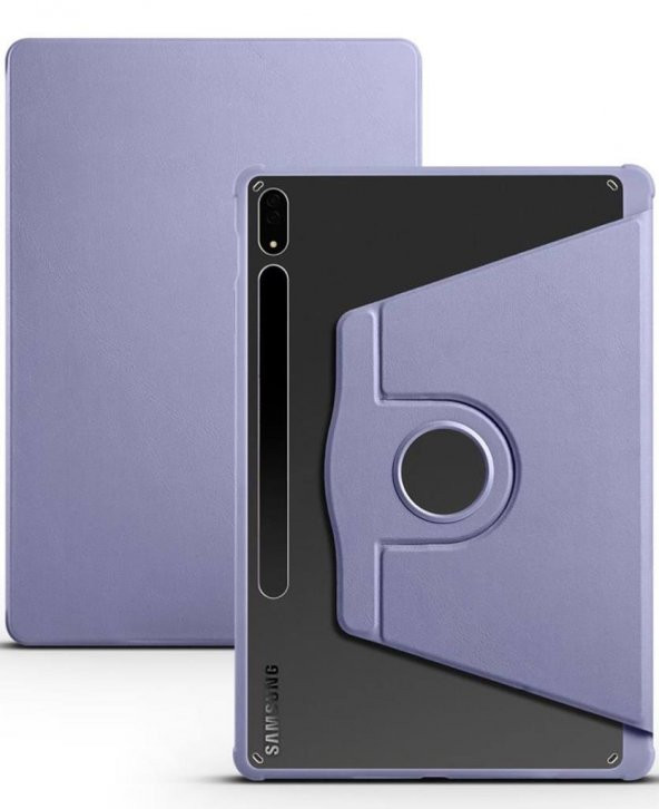 Galaxy Tab S7 FE LTE (T737-T736-T733-T730) Kılıf Termik Kalem Bölmeli Dönebilen Standlı Kılıf ürün görseli 1