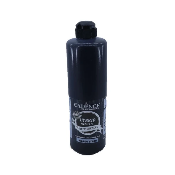 Cadence Hybrid Multisurface Metalik Boya 500 ml. HM-820 SİYAH ürün görseli 1